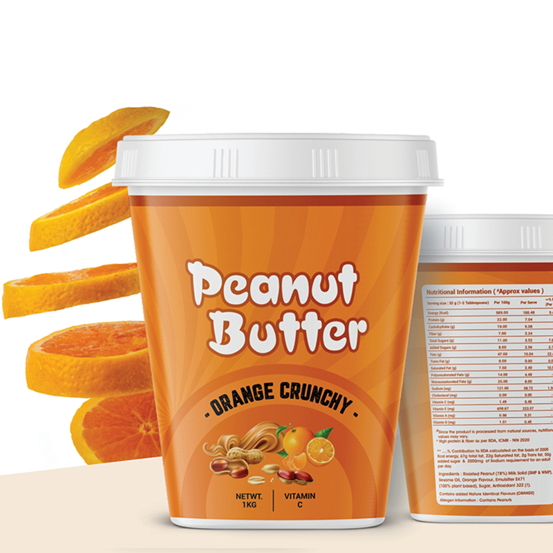 Orange Crunchy Peanut Butter